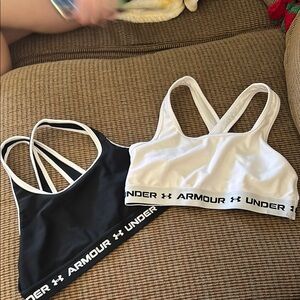 Under Armour Women's Black and White Sports Bras